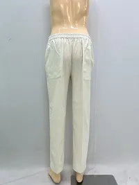 Men's Khadi Cotton Pyjama (Off White S)-thumb2