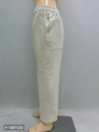 Men's Khadi Cotton Pyjama (Off white 4XL)-thumb3