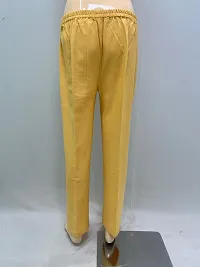 Men's Khadi Cotton Pyjama (Yellow -XL)-thumb2