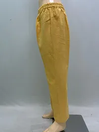 Men's Khadi Cotton Pyjama (Yellow -XL)-thumb3