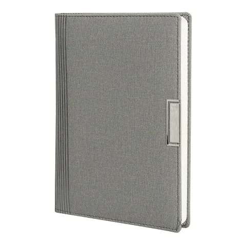CuckooDiaries Executive and Corporate Notebook Pack of 1 A5 Notebook Single Ruled 192 Pages, Grey