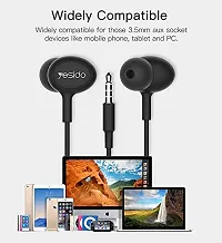 Stereo Headphone YH-13 Premium Earphone in Ear Wired Earphones with Mic - Black-thumb4