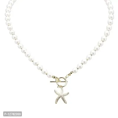 Fashion Jewelry Trendy Star Gold Plated Stainless Steel Necklace