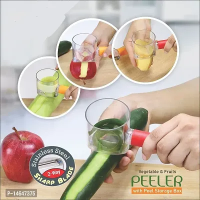 Peeler for Fruits and Vegetables (Assorted colour)-thumb3