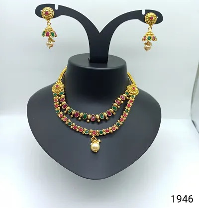 Fashionable Gold Plated Alloy Jewellery Set
