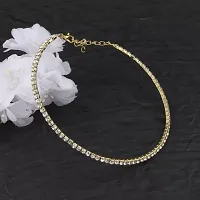 Stylish Golden Alloy Necklace Chain For Women-thumb2