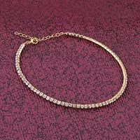 Stylish Golden Alloy Necklace Chain For Women-thumb3