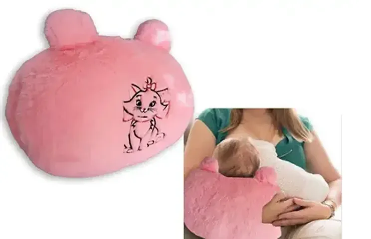 Home Cradle Arm Pillow Breastfeeding and Bottle Feeding Head Support Pillow Nursing Pillow Super soft Fur Cozy Cradle Arm Pillow