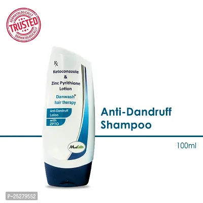 Danwash Anti-Dandruff Shampoo ZPTO Prevent Dryness Removes Dandruff 100ml