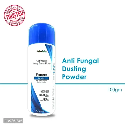 Funout | Anti Fungal Dusting Powder | Clotrimazole | 100g-thumb0