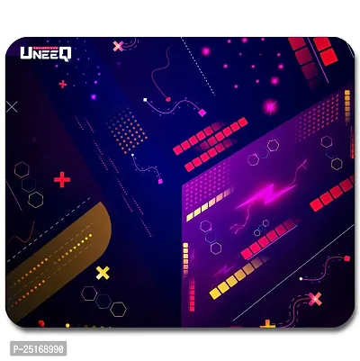 Overlays Abstract Gaming Mouse Pad for Laptop, Notebook, Gaming Computer | Anti-Skid Base Gaming Mousepad-thumb0