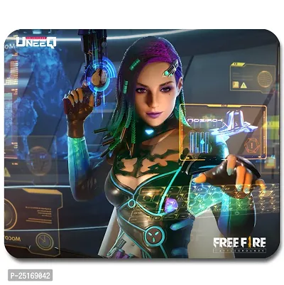 Overlays Free Fire Gaming Mouse Pad for Laptop, Notebook, Gaming Computer | Anti-Skid Base Gaming Mousepad