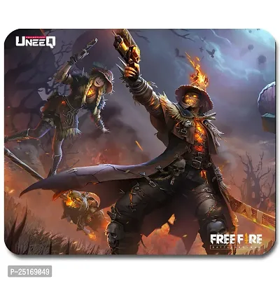 Overlays Free Fire Gaming Mouse Pad for Laptop, Notebook, Gaming Computer | Anti-Skid Base Gaming Mousepad