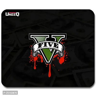 Overlays GTA 5 Gaming Mouse Pad for Laptop, Notebook, Gaming Computer | Anti-Skid Base Gaming Mousepad