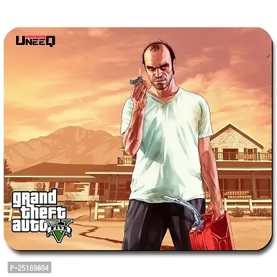 Overlays GTA 5 Gaming Mouse Pad for Laptop, Notebook, Gaming Computer | Anti-Skid Base Gaming Mousepad