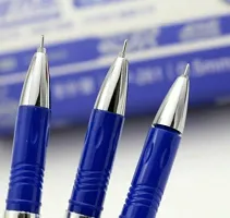 Blue Ink Erasable Gel Pen Set with attached Magic Wipe Eraser (0.35mm Nib Size) Gel Pen 0.5mm (Pack of 4 Pens)-thumb1