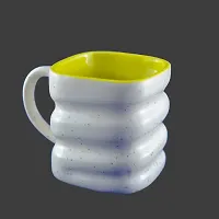 Prop It Up Ceramic Colorful Tea/Coffee Dots No Harmful Effects, Environment-Friendly Mug Set, 180ml, Multicolour -Set of 6-thumb3