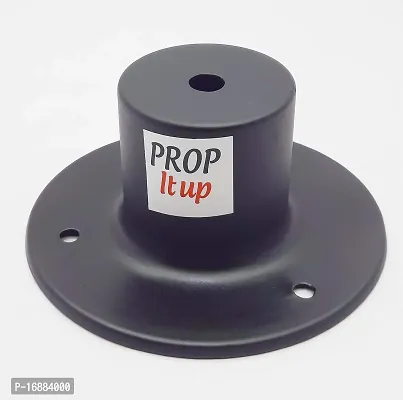 Prop It Up Round Gate Light Stand (Black)(Stainless Steel)-thumb5