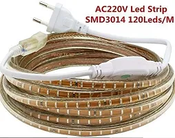 Premium Quality Water Proof 5 Meter LED Rope Light/Strip Light/Cove Light/Rope Light Color: Still Multi Color with Adapter.Exxtra Brightness and Thiick Silicon Coating.-thumb1