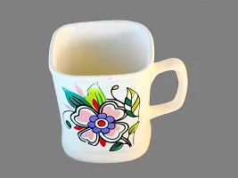 Prop It Up Bone China Coffee Mug Set, 150ml, Set of 6, Multicolour, New Tea  Coffee Cup Set Medium Size Tea/Coffee Cups, Mat Multicolour Tea/Coffee Cups, (Print 3)-thumb2