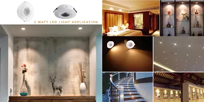 Prop It Up , Spot 2-Watt LED COB LightsSMALLEST LED RESSESED Light, Best Suitable for Showcase,Furniture, CABINETS,Bed ETC,Flush Mount Ceiling Lamp-thumb3