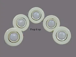 Prop It Up Make in India deep Junction 2 watt led Light White pawder cotted frem 5.6 cm Cut Size- sat of 5-thumb1