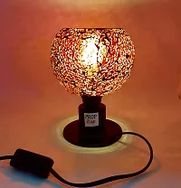 PROP IT UP new launch of economic range of 5 mutki shaped with metal vase table lamp, hand worked small size table/desk night lamp, multi color, with on/off switch and indian plug, best for gift, D-3-thumb3