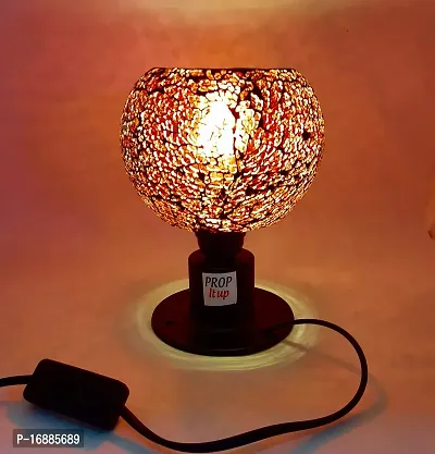 PROP IT UP new launch of economic range of 5 mutki shaped with metal vase table lamp, hand worked small size table/desk night lamp, multi color, with on/off switch and indian plug, best for gift, D-3-thumb4