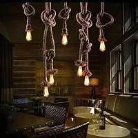 Prop It up Metal Rope hanging Edison Lamp with E27 Holder (Beige)-thumb4