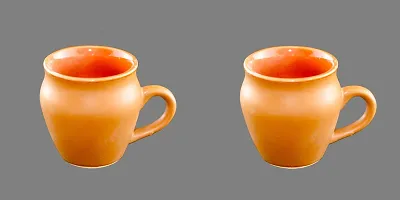 Prop It Up Style Fine Tableware Ceramic Set of 6 Tea Cups/Coffee Mugs for Home Office (110 ml)-thumb3