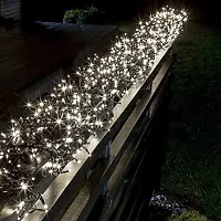 Festival decoration rice bulb/led string lights, 35feet, Plastic Rice Lights Serial Bulbs Ladi Decoration Lighting Christmas, Deewali, new year decoration light, (Warm white, 45 bulb pack of 2)-thumb4