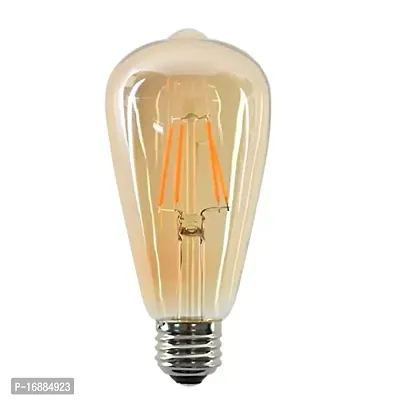 Prop It Up 4W B008 Edison Tungsten Squirrel Cage Filament Vintage Base E27 LED Bulb (Yellow) (Long bulb)