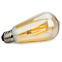 Prop It Up 4W B008 Edison Tungsten Squirrel Cage Filament Vintage Base E27 LED Bulb (Yellow) (Long bulb)-thumb1