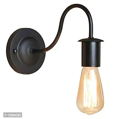 Prop It Up Retro Industrial Rustic Country/Style Ceiling Chandelier Round Wall Light Fixture (257-641, Black).