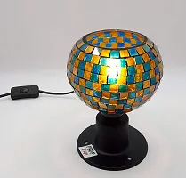 Prop It Up New Launch of Economic Range of 5 mutki Shaped with Metal vase Table lamp, Hand Worked Small Size Table/Desk Night lamp, Multi Color, with on/Off Switch and Indian Plug, Best for Gift-thumb4