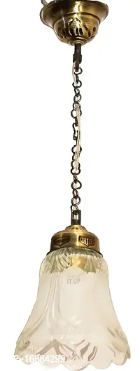 Prop It Up Sfl Round Partial Frost Ceiling Hanging Light (Multicolour)(Metal)-thumb2