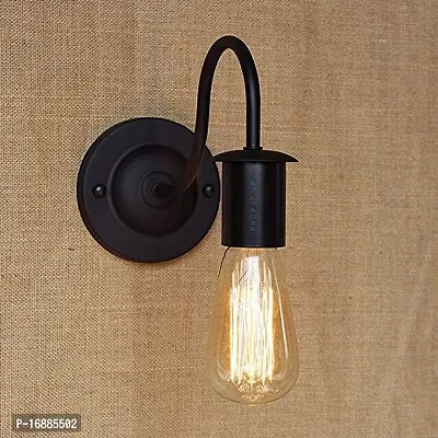 Prop It Up 30712 4 Watts Round Wall Light, Black , Metal