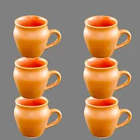 Prop It Up Style Fine Tableware Ceramic Set of 6 Tea Cups/Coffee Mugs for Home Office (110 ml)-thumb1