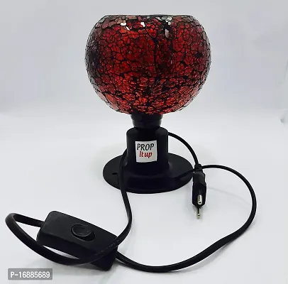 PROP IT UP new launch of economic range of 5 mutki shaped with metal vase table lamp, hand worked small size table/desk night lamp, multi color, with on/off switch and indian plug, best for gift, D-3-thumb2