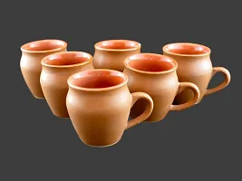 Prop It Up Style Fine Tableware Ceramic Set of 6 Tea Cups/Coffee Mugs for Home Office (110 ml)-thumb2