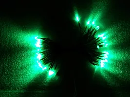 Prop It Up Make in India Green Colour 13 Meter LED Rice Lights Serial LED Decoration Light for Diwali navratra Christmas-thumb1