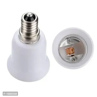TRUE SHOPEE Ceramic E14-E27 Bulb Convertor (White) - 2 Pieces