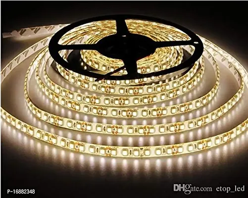 Prop It Up SFL 195 inch LED Strip Cove Light Flexible Light (5 mtr.) 3528 - Warm White (Yellow) Complete with Driver Warranty 2 Year