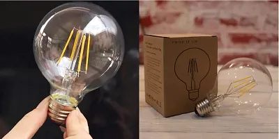 Prop It Up 4W Industrial Pendant Filament Light LED Bulb with Vintage Antique Design (370 Lumens, Warm White Yellowish), E27 (Screw Holder) Cap Filament LED Bulb-thumb4