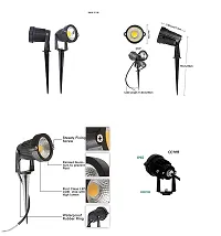 Prop It Up LED Outdoor Garden Spot and Spike 5W IP65, Warm White 3000K, Aluminium Body (5Watt)-thumb3