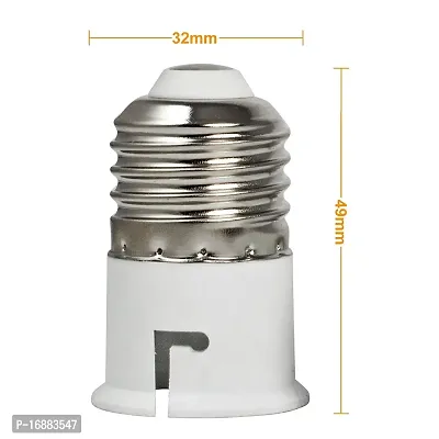 THINK3 4 Pieces LOT E27 to B22 Screw Base Socket Lamp Holder Light Bulb Adapter