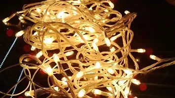 SFL Yellow Colored Decorative RICE LED Lights, 15 metre Long, ( 4 Pcs. COMBO)-thumb1