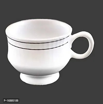 Prop It Up Premium GoldenLine Fine Tableware Bone China Set of 6 Tea Cups/Coffee Mugs for Home Office (140 ml) 13-thumb3