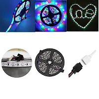 Prop It Up Waterproof Plastic RGB Remote Control LED Strip Light for Decoration (5 m, Black)-thumb3