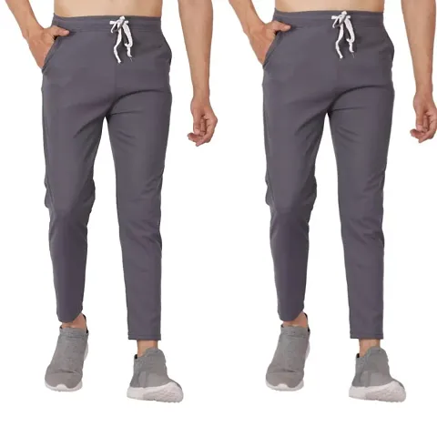 Best Selling Polycotton Regular Track Pants For Men 